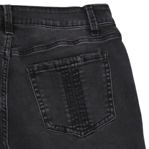 Rider By Lee Jeans Womens 8M Black Skinny Mid Rise Denim Stretch - Picture 10 of 12